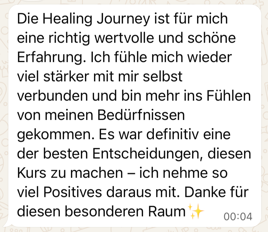 Kundenstimme Nancy Healing Journey Breathwork Sarah Asche